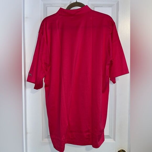 Vintage Pickering Men's PINK Polo Golf Shirt Size L Large NEW NWT Lisle Cotton - Picture 5 of 8